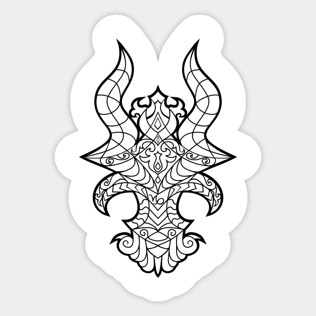 Capricorn Sticker by elangkarosingo